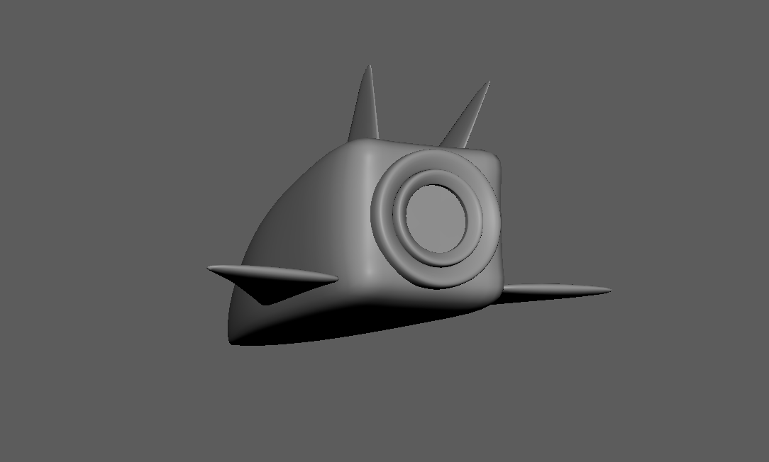 Orthographic views of the Flux Afterburn starship model